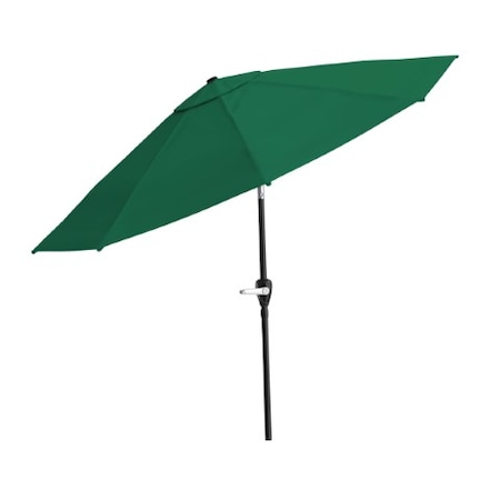 Nature Spring 10 Foot Patio Umbrella-Auto Tilt, Green